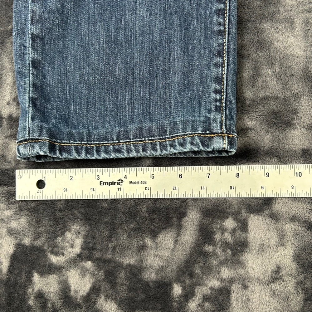 Lucky Brand Jeans Mens 34x30 Blue 221 Original Straight Medium Wash Denim - Picture 4 of 10